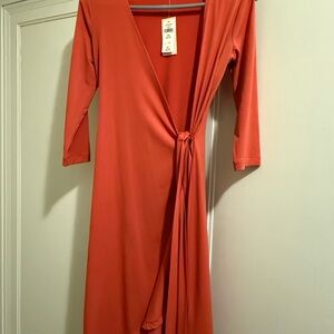 Banana Republic Vibrant Coral Dress